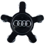Ulisem 4 pi�ces auto cache moyeux capuchons de centre pour audi a3 a4l a5 a6l a8l q3 q5, centre de jante ...
