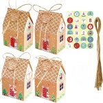 Ulisem bo�tes cadeaux de no�l, pack de 24 bo�tes cr�atives en papier pour petits cadeaux, f�tes de no�l, ...
