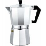 Ulisem - cafeti�re italienne moka express en aluminium expresso - couvert transparent (9 tasses 450 ml) ...