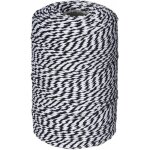 Ulisem ficelle noire et blanche, ficelle de boulanger en coton ficelle de cordon de coton pour les vacances ...