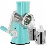 Mandoline lgumes manuelle avec 3 lames en acier inoxydable, polyvalente pour trancher, rper les lgumes, ...