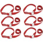 Ulisem6 pi�ces sangle d'arrimage, sangles de fixation r�glables cliquet, sangle porte velo attelage set ...