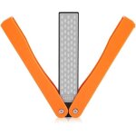 Ulisemaiguiseur de couteaux � grains 400 / 600, pierre � aiguiser diamant�e double face pliable pour ...
