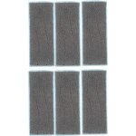 Ulisemlot de 6 vadrouilles serpilli�res lavables de rechange pour aspirateur robot laveur irobot braava ...