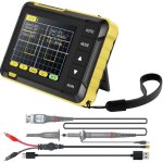 Ulisemmini oscilloscope num�rique portable avec �cran de 2, 8  200 khz 2, 5 ms / s usb avec c�ble de ...