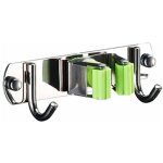 Ulisemporte balai mural mur mop mont� et broom holder, broom organiseur balai support en acier inoxydable ...