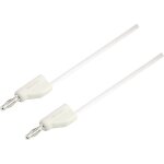 Cordon de mesure voltcraft msb - 300 - 0. 75 - ws blanc 0. 75 m 1 pc(s)