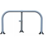 Ultra secure - arceau parking blanc pieds noirs - arceau anti - stationnement avec serrure int�gr�e (barillet ...