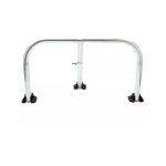 Ultra secure - arceau parking galvanis� pieds noirs - arceau anti - stationnement avec serrure int�gr�e ...