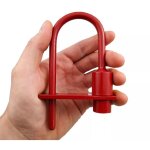 Ultra secure - cadenas pompier acier r�sistant - serrure triangle acc�s pompiers & edf (9mm / 11mm)