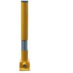 Ultra secure - poteau flexible rabattable 610flex - y jaune (clefs distinctes) serrure int�gr�e