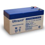 Ultracell - batterie plomb �tanche ul1. 3 - 12 12v 1. 3ah