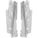 Umnuou - 2 pi�ces charni�re � ressort pour porte placard 90 degr�s, acier au carbone charni�re � ressort ...