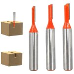 8mm fraise droite defonceuse, 3 pices fraises  dfoncer carbure de tungstne mche de routeur droite ...