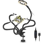 Aider les mains  souder le support de carte pcb de troisime main avec 5 bras flexibles et 3 rglages ...