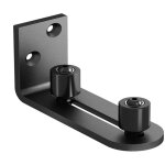 Umnuou - guide au sol portes coulissantes de la grange montage mural r�glable roulements � billes � guidage ...