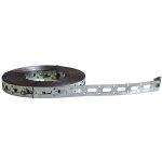 Unelvent - bande perfor�e en acier 25 m�tres, 25 x 8 mm trous 8 mm (865298)