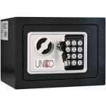 Uniko - coffre - fort e'lectronique 17e alp 17x23x17 cm porte e'paisseur 6 mm avec 2 penes Uniko - coffre - fort e'lectronique 17e alp 17x23x17 cm porte e'paisseur 6 mm avec 2 penes