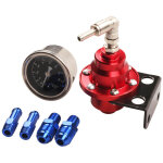 Universel cnc aluminium r�gulateur de pression carburant r�glable rouge voiture