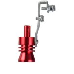 Universel turbo sound (xl rouge) tuyau sifflet silencieux simulateur simulateur de bruit de tuyau d'�chappemen ...