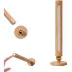 Usb rechargeable lampe de nuit enfant avec tactile dimmable led applique murale bois int�rieure sans ...