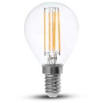 V - tac ampoule led - 100lm / w - golf - support e14 - ip20 - clair - 6w - 600 lumens - 3000k