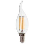 Ampoule led v - tac e14 4 w  filament flamme bougie blanc naturel