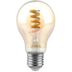 V - tac - ampoule led e27 4w 100lm / w a60 filament spiral� ambre 1800k