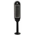 Lampadaire de jardin solaire � led v - tac 5 w, noir et blanc, blanc naturel, ip65