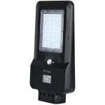 Lampadaire led v - tac 15 w avec panneau solaire et dtecteur de mouvement, blanc froid, ip65