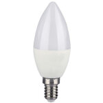 Ampoule led rgb e14 dimmable avec bougie t�l�command�e avec changement de couleur, 4, 8 watts 470 lumens ...