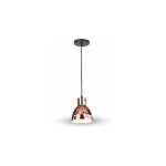 Lampe suspendue design rtro, coup de marteau, pendule, clairage de salon, couleur or v - tac 3713