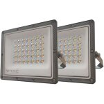 V - tac projecteur led - s�rie cct - ip65 waterproof - corps gris canon - 30w - 2350 lumens - 3in1 - ...