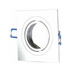 V - tac - support de spot encastr� led gu10 et gu5. 3 (mr16) en aluminium bross� r�glable