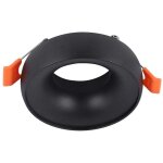 Spot led accessoires encastrs gu10 ip20 noir + noir