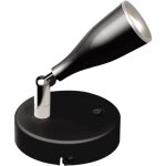 Applique led interrupteur ip20 noir 4. 5w 420 lumens 3000k