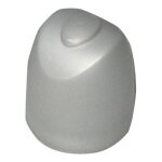 Vachette - butoir de sol dune finition argent velours 059160