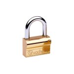 Vachette - cadenas � cl� 1313 / 30 laiton - largeur du coffre : 80 mm - hauteur de l'anse : 46 mm