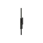Vachette - crémone pompier 741 basculante sans tringle noir 12740000 Vachette - crémone pompier 741 basculante sans tringle noir 12740000