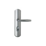 Vachette ? ensemble de poign�es de porte florence 2 ? aluminium massif anodis� ? �paisseur 38 � 52 mm ...