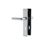 Vachette - poign�e de porte int�rieure - golf gris argent - cl� l - 195 mm