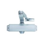 Vachette - ferme - porte en applique dc 110 bras compas - blanc ral 9016