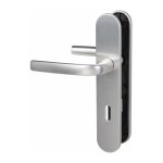 Vachette - poign�e de porte int�rieure - logio gris argent - cl� l - 195 mm