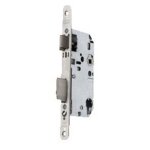 Vachette - serrure monopoint � larder d458 urgence axe 50mm t20 bout rond finition noir 14500000