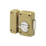 Vachette - verrou v136 bouton p�ne 110 bronze cylindre 45mm 16104000