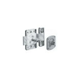 Vachette - verrou wc cl� carr� chrom� 13762000