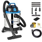 Vacmaster vq1220sc 1250w 20l aspirateur eau et poussire, fonction soufflerie, puissant professionnel ...
