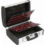 Valise aluminium lisse sam outillage double plateaux - tvu - 4