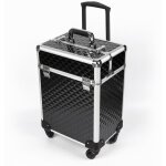 Valise de maquillage professionnel  roulettes pour esthtique  4 plateaux betel