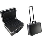 Famex - valise rigide avec 2 roulettes et poigne tlescopique - malette  outils vide 600 - l